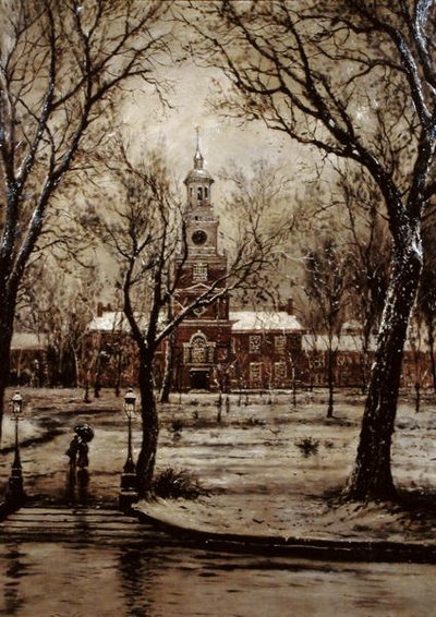 Függetlenség Csarnok alkotó: Edmund Darch Lewis