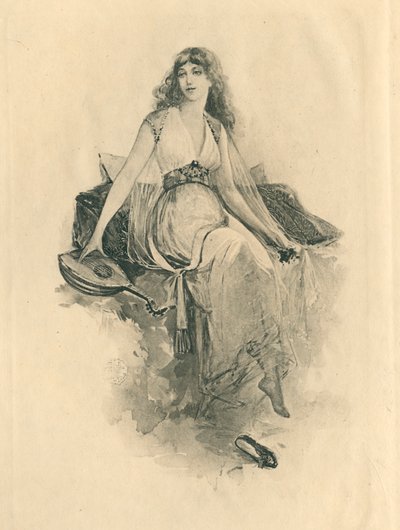 Erzsébet korabeli dalok a szerelem és a szépség tiszteletére (litográfia) alkotó: Edmund Henry Garrett