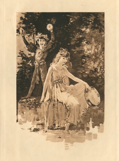 Erzsébet korabeli dalok a szerelem és a szépség tiszteletére (litográfia) alkotó: Edmund Henry Garrett