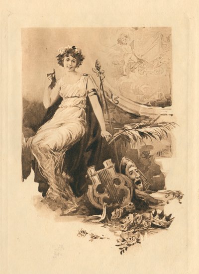 Erzsébet korabeli dalok a szerelem és a szépség tiszteletére (litográfia) alkotó: Edmund Henry Garrett