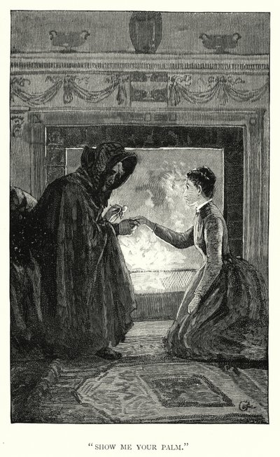 Illusztráció Jane Eyre-hez, Charlotte Bronte (metszet) alkotó: Edmund Henry Garrett