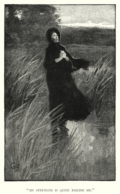Illusztráció Jane Eyre-hez, Charlotte Bronte (metszet) alkotó: Edmund Henry Garrett