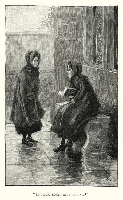 Illusztráció Jane Eyre-hez, Charlotte Bronte (metszet) alkotó: Edmund Henry Garrett