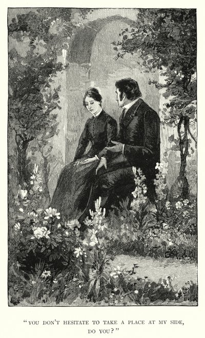 Illusztráció Jane Eyre-hez, Charlotte Bronte (metszet) alkotó: Edmund Henry Garrett