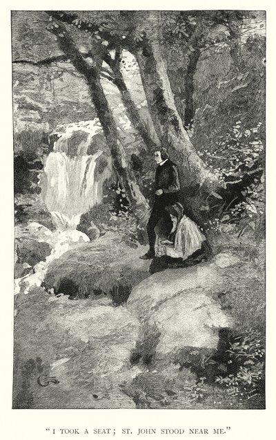 Illusztráció Jane Eyre-hez, Charlotte Bronte (metszet) alkotó: Edmund Henry Garrett