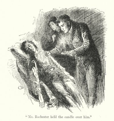 Illusztráció Jane Eyre számára, Charlotte Bronte (litho) alkotó: Edmund Henry Garrett