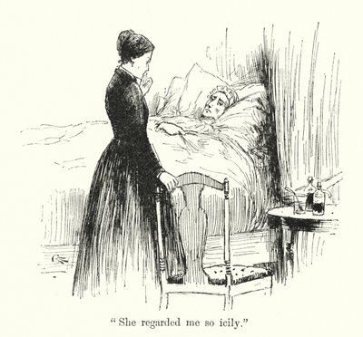 Illusztráció Jane Eyre-hez, Charlotte Bronte (litho) alkotó: Edmund Henry Garrett