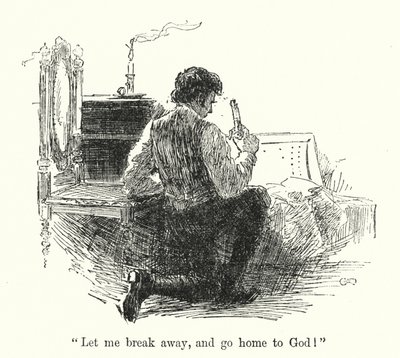 Illusztráció Jane Eyre-hez, Charlotte Bronte (litho) alkotó: Edmund Henry Garrett