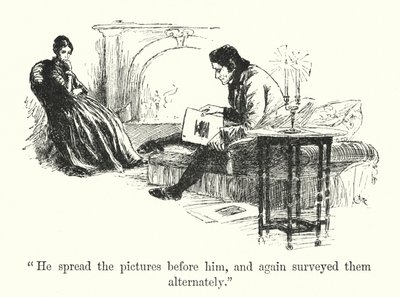 Illusztráció Jane Eyre-hez, Charlotte Bronte (litho) alkotó: Edmund Henry Garrett