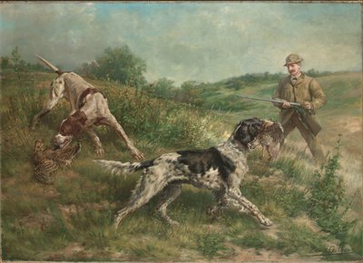 Vadászat a hegyvidéki tájban alkotó: Edmund Henry Osthaus
