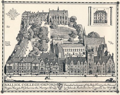 Balliol College, Oxford, 1905 alkotó: Edmund Hort New