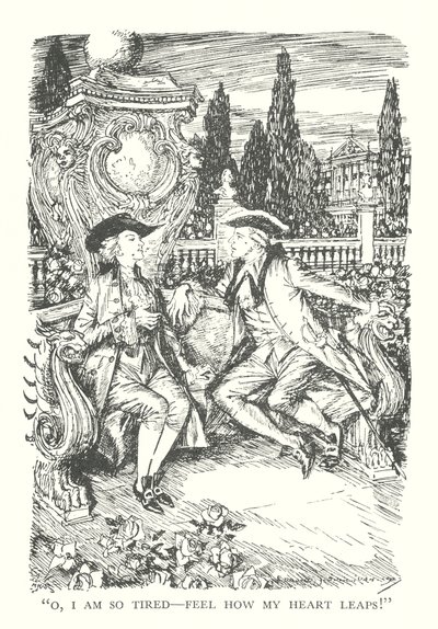 Illusztráció R. L. Stevenson Otto hercegéhez (litográfia) alkotó: Edmund Joseph (after) Sullivan