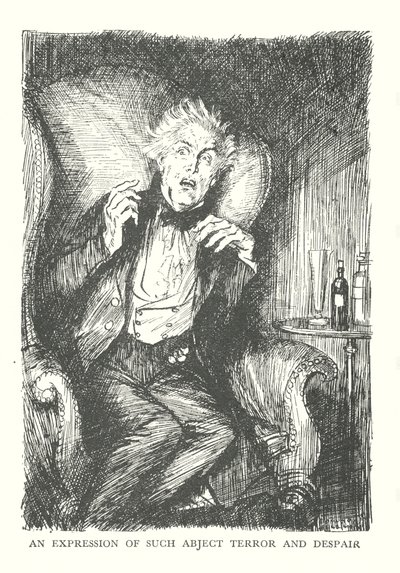 Illusztráció R. L. Stevenson The Strange Case of Dr. Jekyll  Mr. Hyde című könyvéhez (litográfia) alkotó: Edmund Joseph (after) Sullivan