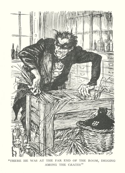 Illusztráció R. L. Stevenson The Strange Case of Dr. Jekyll  Mr. Hyde című könyvéhez (litográfia) alkotó: Edmund Joseph (after) Sullivan