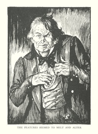Illusztráció R. L. Stevenson The Strange Case of Dr. Jekyll  Mr. Hyde című könyvéhez (litográfia) alkotó: Edmund Joseph (after) Sullivan