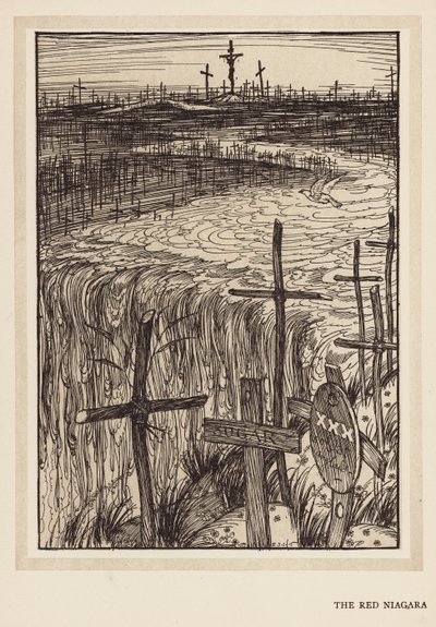 A császár füzére: A Vörös Niagara (litográfia) alkotó: Edmund Joseph (after) Sullivan