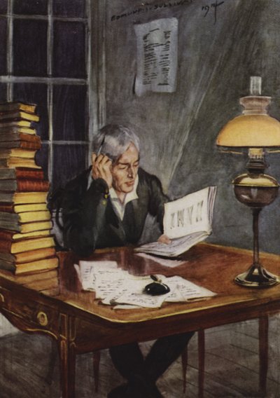 Ahogy olvastam ezeknek a rablóknak és zsebtolvajoknak az életét, furcsa kétségek kezdtek támadni az erényekkel és a bűnözéssel kapcsolatban. alkotó: Edmund Joseph Sullivan