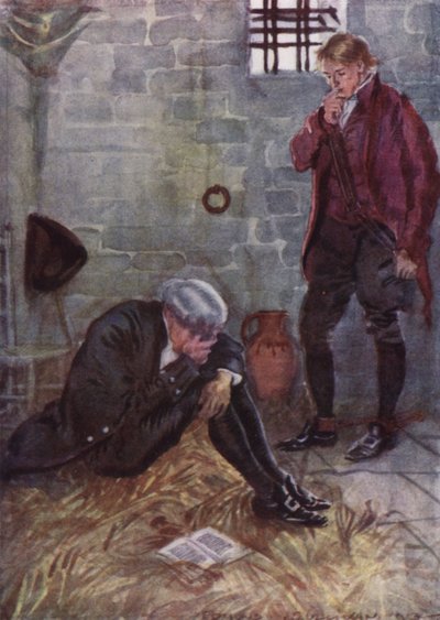 Illusztráció: Oliver Goldsmith Wakefield helytartójához (színes litó) alkotó: Edmund Joseph Sullivan
