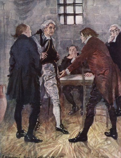 Illusztráció: Oliver Goldsmith Wakefield helytartójához (színes litó) alkotó: Edmund Joseph Sullivan