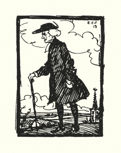 Illusztráció: Oliver Goldsmith Wakefield helytartójához (színes litó) alkotó: Edmund Joseph Sullivan