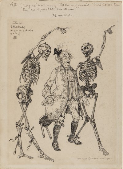 Az Old Bonesnak ki kell mennie…, 1900 alkotó: Edmund Joseph Sullivan