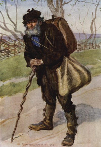 Egyszer láttam egy poros út közepén állni alkotó: Edmund Joseph Sullivan