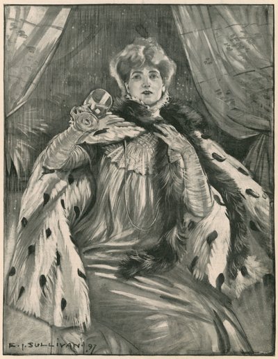Sarah Bernhardt alkotó: Edmund Joseph Sullivan