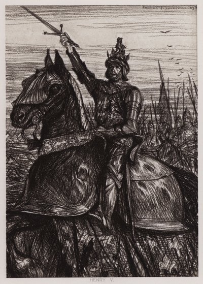 V. Henrik király élete (litho) alkotó: Edmund Joseph Sullivan