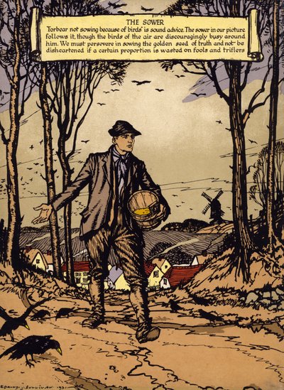 A Magvető (színes litó) alkotó: Edmund Joseph Sullivan