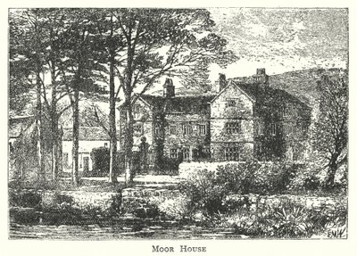Charlotte Bronte Jane Eyre című műve: Moor House (litográfia) alkotó: Edmund Morison (after) Wimperis