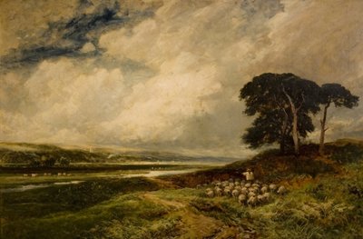 Táj juhokkal, 1899 alkotó: Edmund Morison Wimperis