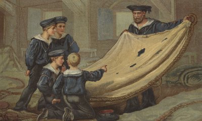 Trafalgar ereklye (chromolitho) alkotó: Edmund Richard White