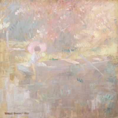A hölgy a csónakban alkotó: Edmund William Greacen