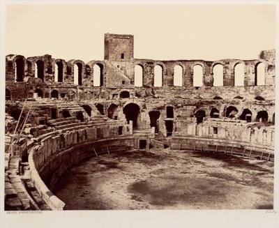 Arles, amfiteátrum alkotó: Édouard Baldus