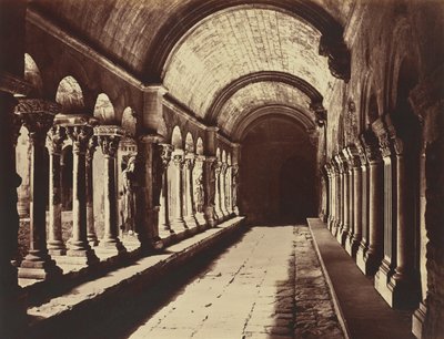 Arles. A Saint-Trophime kolostor kerengője alkotó: Édouard Baldus