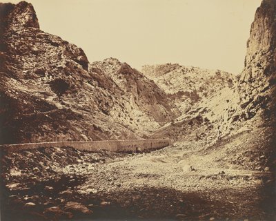 Ollioules-szurdokok. alkotó: Édouard Baldus