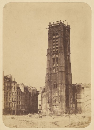 [Saint-Jacques-torony] alkotó: Édouard Baldus