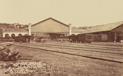 Lyon. Perrache pályaudvar alkotó: Édouard Baldus