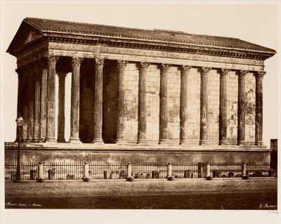 Maison Carrée Nîmes-ben alkotó: Édouard Baldus
