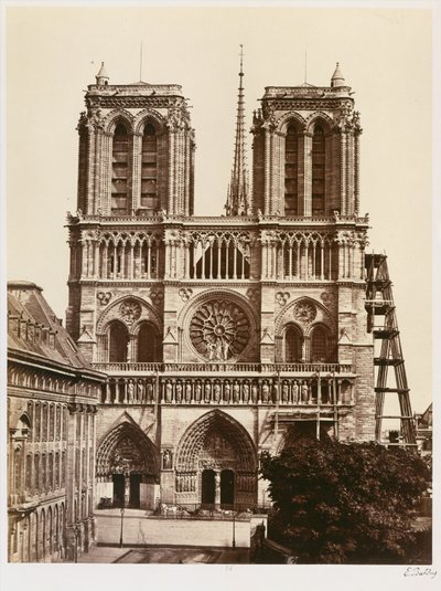 Notre-Dame (homlokzat) alkotó: Édouard Baldus