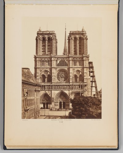 Notre-Dame (homlokzat) alkotó: Édouard Baldus