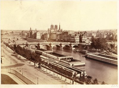 A Cité panorámája alkotó: Édouard Baldus
