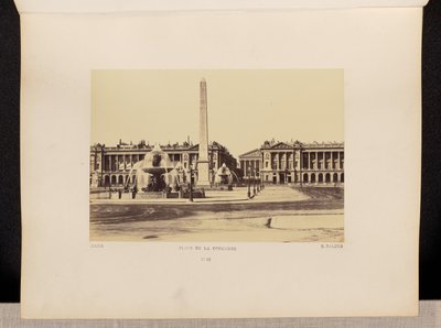 Place de la Concorde (45. szám) alkotó: Édouard Baldus