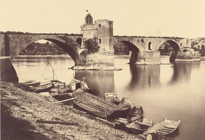 Saint Bénézet híd, Avignon alkotó: Édouard Baldus
