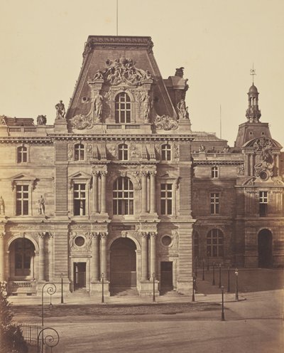 [A Mollien-pavilon, Louvre, Párizs] alkotó: Édouard Baldus