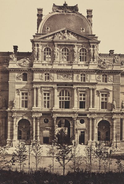 [Sully-pavilon, Louvre, Párizs] alkotó: Édouard Baldus