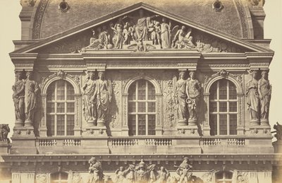 [A párizsi Louvre Richelieu pavilonjának második emelete] alkotó: Édouard Baldus