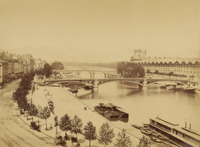 A Szajna és a Cité-sziget alkotó: Édouard Baldus