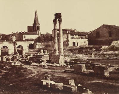 Római színház Arles-ban alkotó: Édouard Baldus
