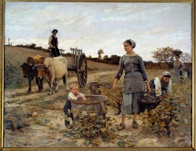 Szőlősarok Languedocban Edouard Debat Ponsan (1847-1913) festménye 1886 V. 2,02x2,6 m Nantes, Musee des Beaux Arts alkotó: Edouard Debat Ponsan
